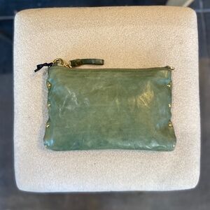 Campomaggi Giulia Leather Crossbody Bag in light green